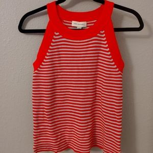 Striped Free Assembly Knit Tank Top